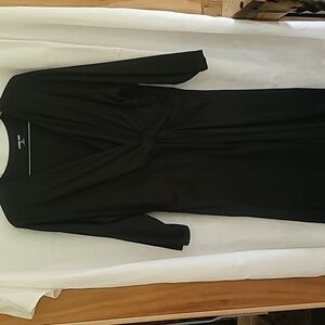 A black midi dress,  size 1X